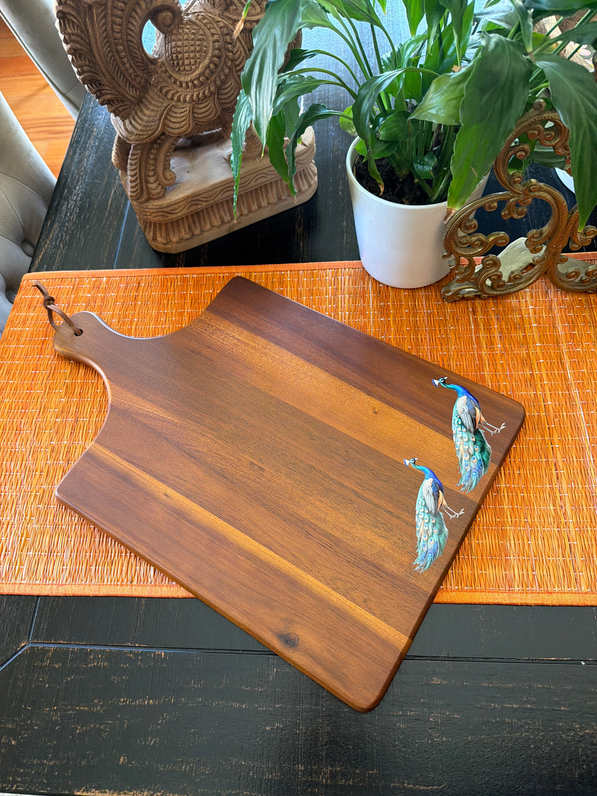 Cheese Board - Peacock, large