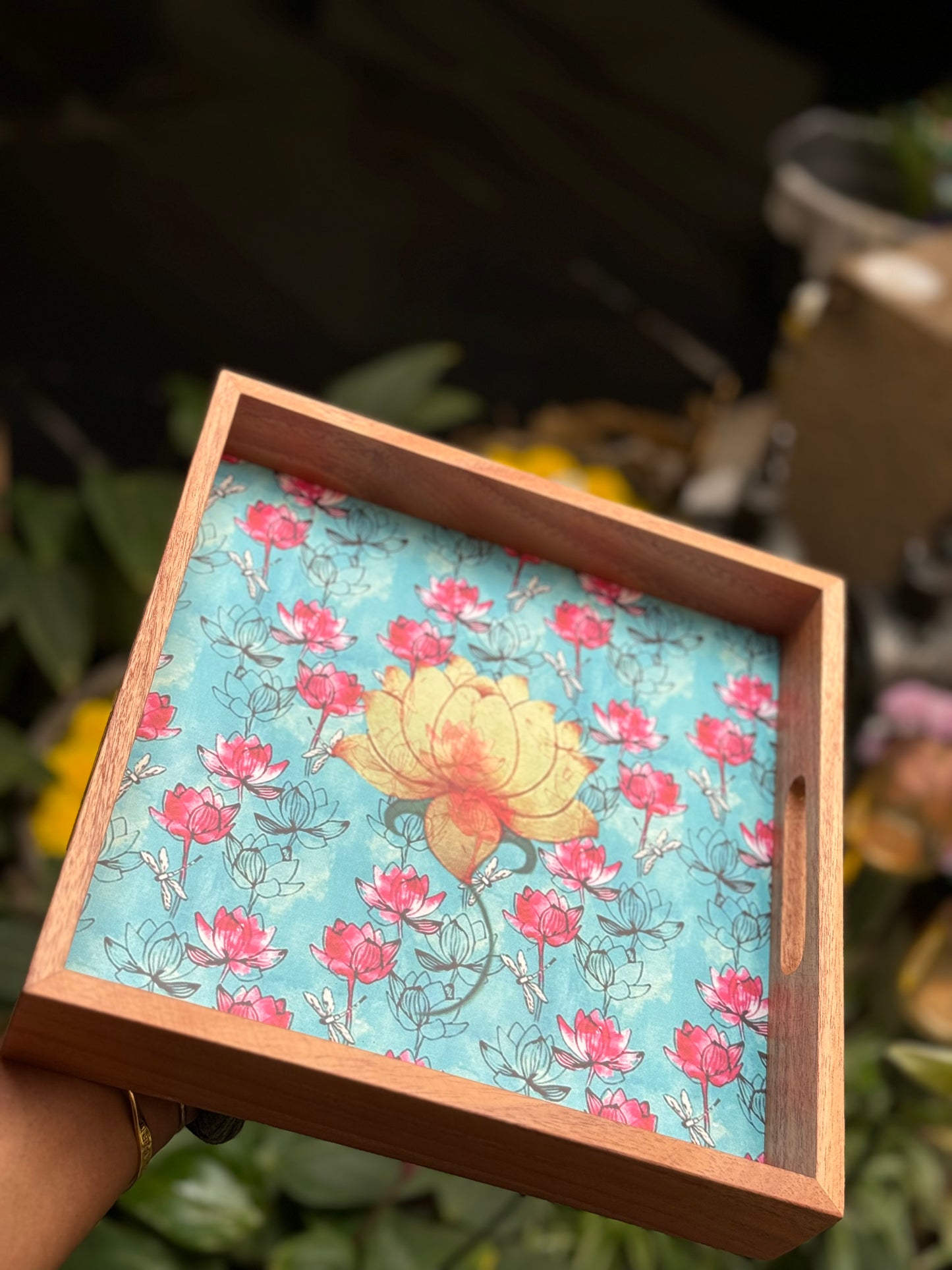 Decorative Trays Lotus