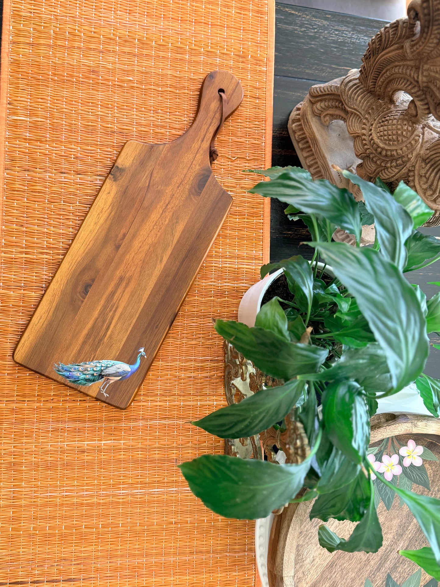 Cheese Board- Peacock, small