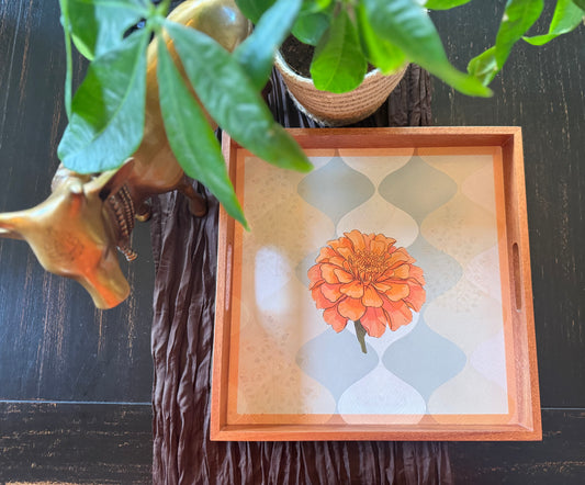 Square Tray-Marigold