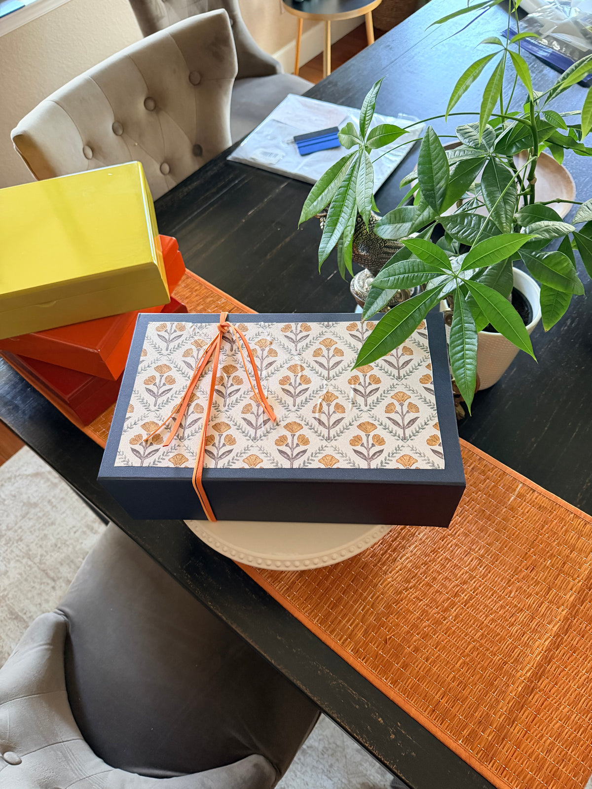 Lotus Bloom Gift Set — Coasters & Mug Duo