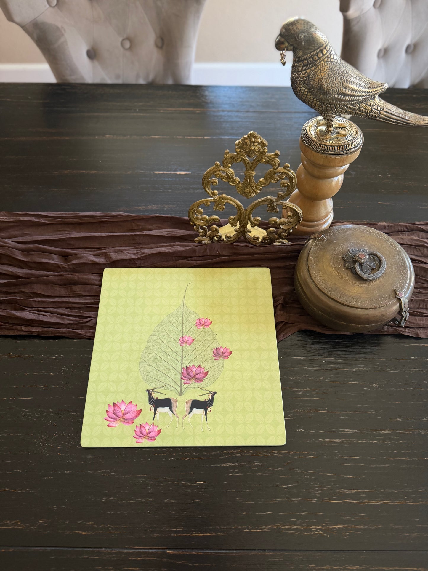 Wooden Placemats - lotus