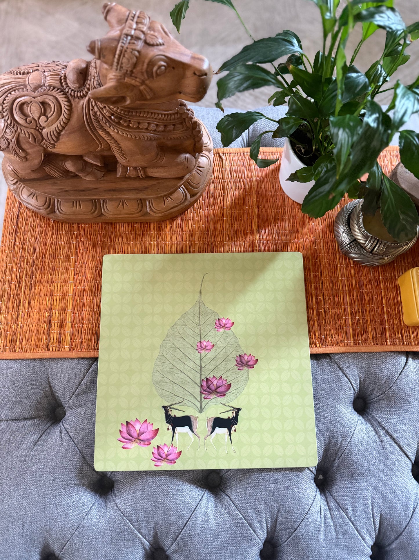 Wooden Placemats - lotus