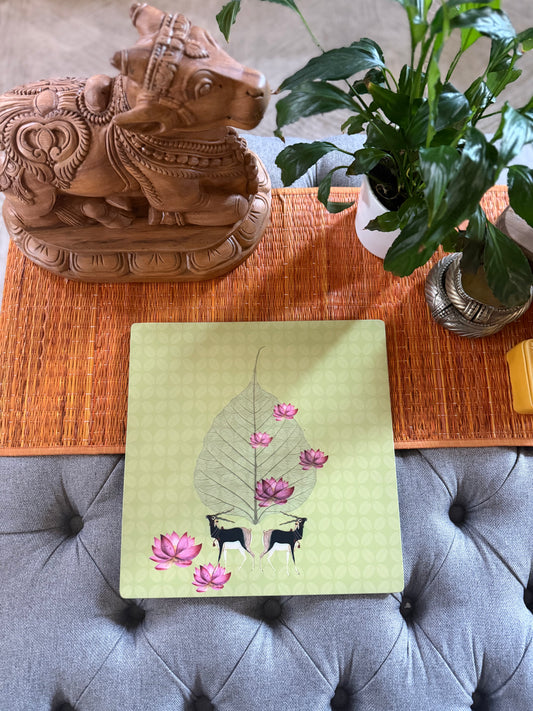 Wooden Placemats - lotus