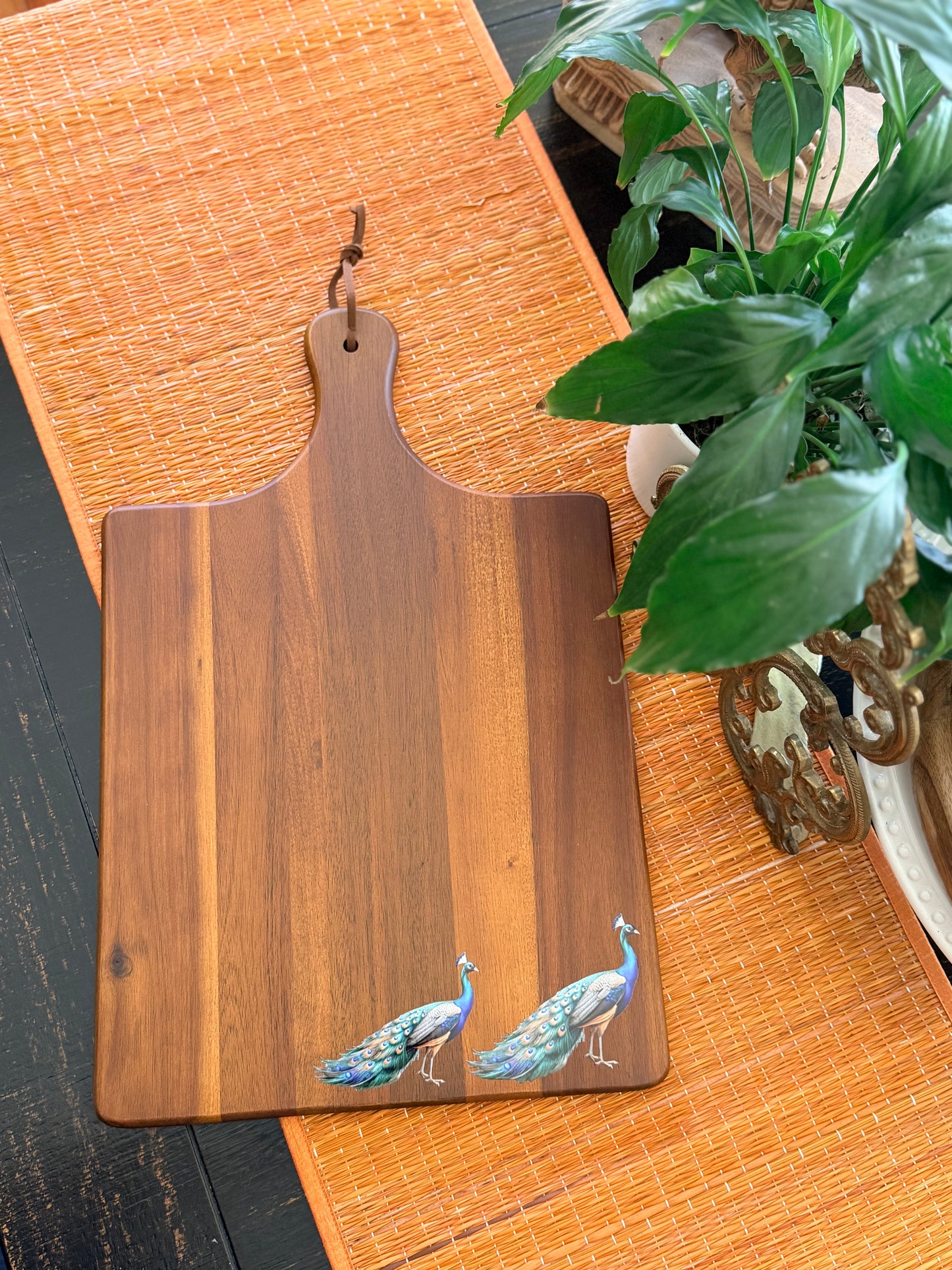 Cheese Board - Peacock, large